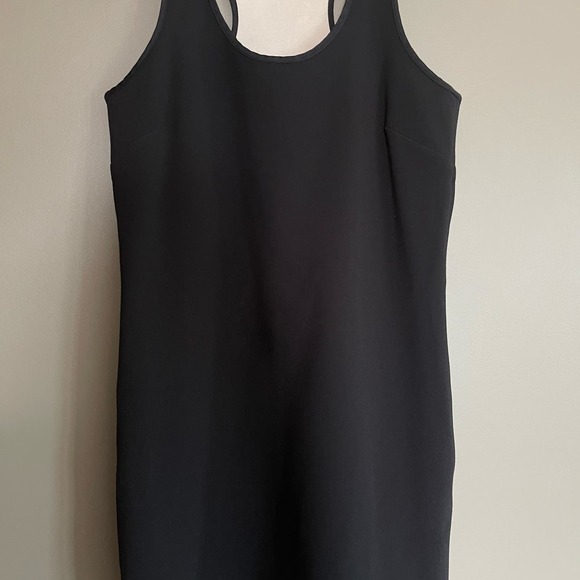 Emerson Fry Ponte Layering Dress Black‎ Racerback Size 2 LBD Classic Minimalist - Picture 12 of 16